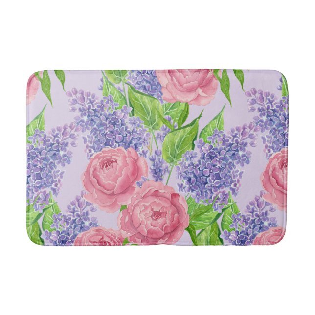 Vattenfärgspennor och laktor badrumsmatta (Framsidan)