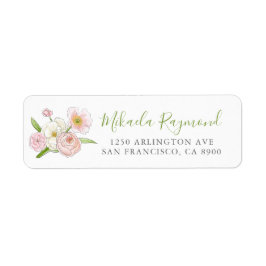 Vattenfärgspennor och Returadress av Magnolia Returadress Etikett