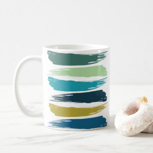 Vattenfärgspenseldrag Kaffemugg