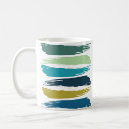 Vattenfärgspenseldrag Kaffemugg