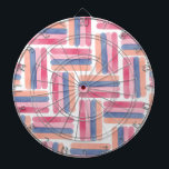 Vattenfärgspenseldrag Rand Mönster Darttavla<br><div class="desc">Designad av Dream Big Digital Design</div>