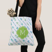 Vattenfärgspilar Mönster Monogrammad