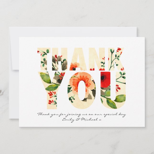 VattenfärgsPOPPY TACK Red Orange Kort (Framsida)