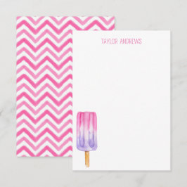 Vattenfärgspopup-anteckningskort Tack Kort