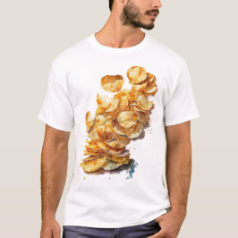 Vattenfärgspotatis Chip T Shirt