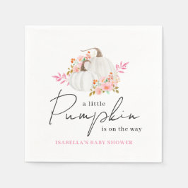 Vattenfärgsprogram Blommigt Little Pumpkin Baby Sh Pappersservett