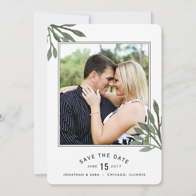 Vattenfärgsprogram Spara Löven 2 Foton Datumet (Framsida)