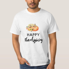 vattenfärgspumpa happy thanksgiving t shirt