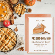 Vattenfärgspumpapaj Vännergivning Thanksgiving