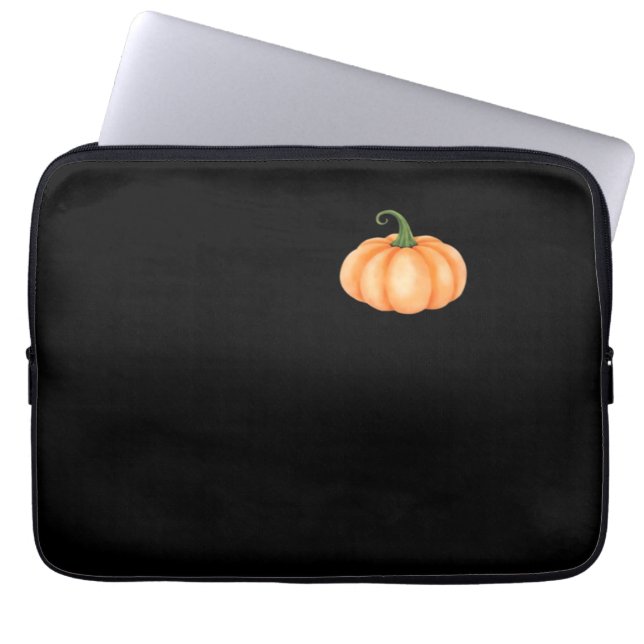 Vattenfärgspumpkin - Autumn och Halloween Design D Laptop Fodral (Framsidan)