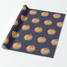 Vattenfärgspumpkin Presentpapper