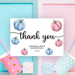 Vattenfärgspumpkin - tack för att genderna visas