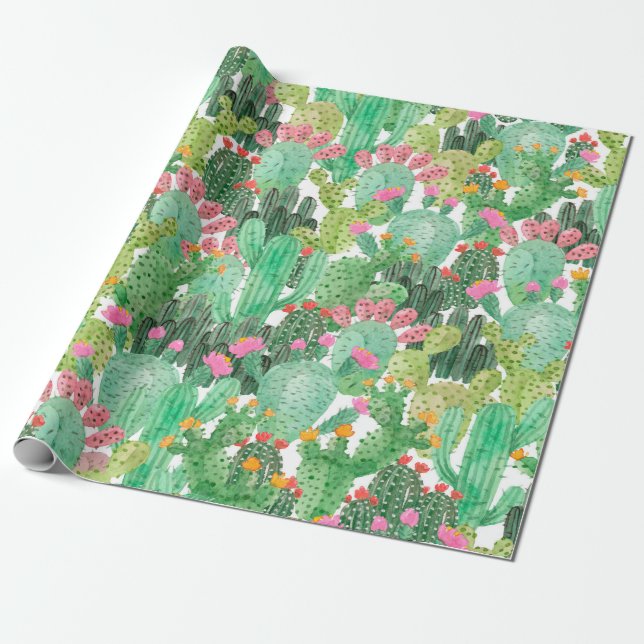 Vattenfärgsräknare utan mönster presentpapper (Utrullad)