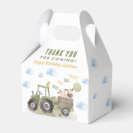 Vattenfärgsreaktor Farm 1:a födelsedag Presentaskar