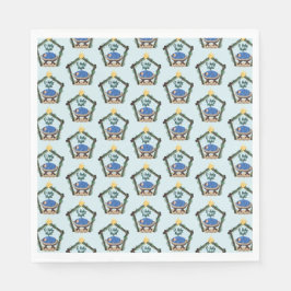 Vattenfärgsrealitet - jul pappersservett