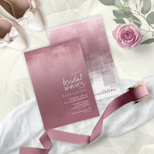 Vattenfärgsreflektion Möhippa Mauve ID774 Inbjudningar