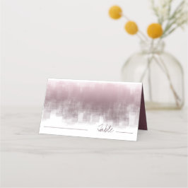 Vattenfärgsreflektioner Bord Mauve ID774 Placeringskort