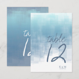 Vattenfärgsreflektioner, Bordsnummer Blue ID774