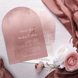 Vattenfärgsreflektioner Cinnamon Ro Arch ID774 Inbjudningar