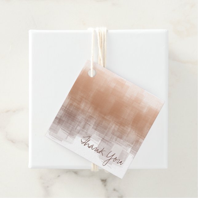 Vattenfärgsreflektioner Tack Clay ID774 Gåvor Etiketter (På plats)