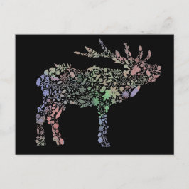 Vattenfärgsrenar Vykort