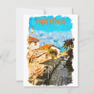 Vattenfärgsresor på Balkan Vykort