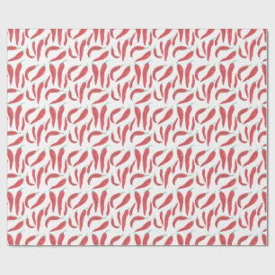 Vattenfärgsröda hetter, kyld presentpapper