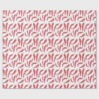 Vattenfärgsröda hetter, kyld presentpapper