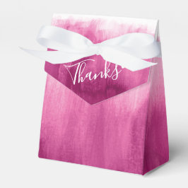 Vattenfärgsrosan tvättar bröllop tack och lov. presentaskar