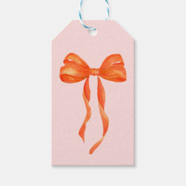 Vattenfärgsruta, Orange Presentetikett