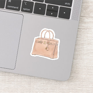 vattenfärgssäck Hermes Birkin-säck Klistermärken