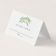 Vattenfärgssäten i Botaniska Löv Bröllop Escort