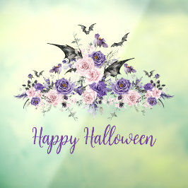 vattenfärgsscoky blommigt ro happy halloween