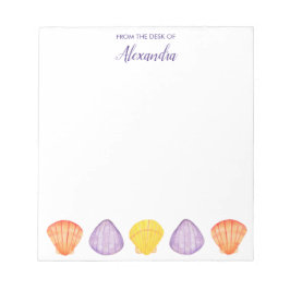 Vattenfärgssediment med Namn Anteckningsblock