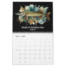 Vattenfärgsserie: Fish Aura 2 Calendar
