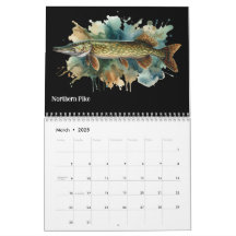 Vattenfärgsserie: Fish Aura 3-kalender