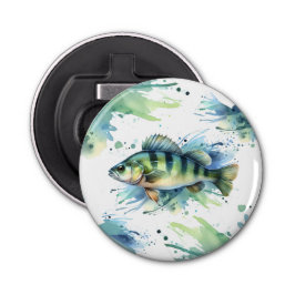 Vattenfärgsserie: Perch Flasköppnare