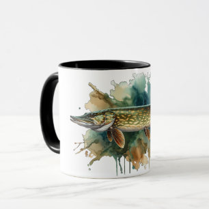 Vattenfärgsserie: Pike Mugg