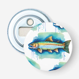 Vattenfärgsserie: Trout/Salmon Flasköppnare