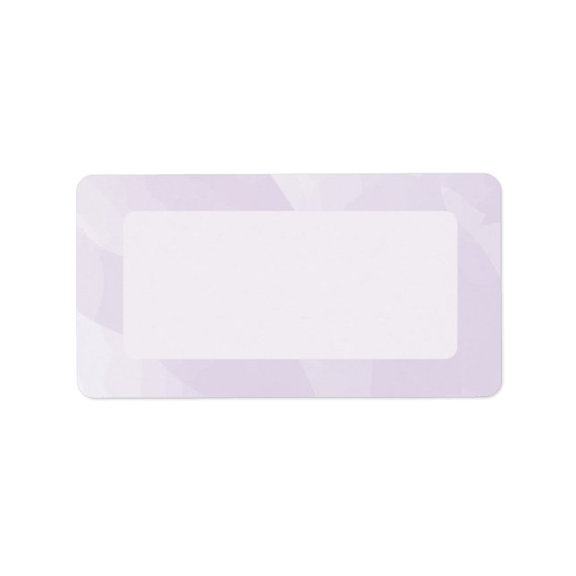 Vattenfärgssetikett, lavender adressetikett (Framsidan)