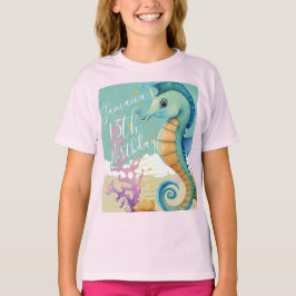 Vattenfärgssjöstjärna Hav Födelsedagsfest T Shirt