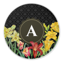 Vattenfärgsskada för Gulten Orange Vår blommor Knopp