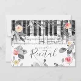 vattenfärgsskäl för musik i ro inbjudningar