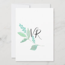 Vattenfärgsskalning Blommigten Spara datum Bröllop