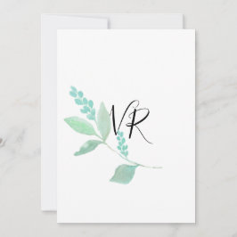 Vattenfärgsskalning Blommigten Spara datum Bröllop Spara Datumet