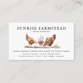 Vattenfärgsskåp | Färska ägg från gårdar Visitkort