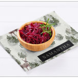 Vattenfärgsskogen Winter Forest Seamless Mönster Tygservett<br><div class="desc">Bygg vintern med vår Watercolor Winter Forest Seamless Mönster. Den här enastående designen fångar upp det förtjusande vädret hos en skog som täcks av snö,  perfekt för att tillföra säsong magi till ditt liv.</div>