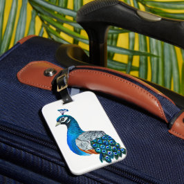 Vattenfärgssköldpadda Bagagebricka