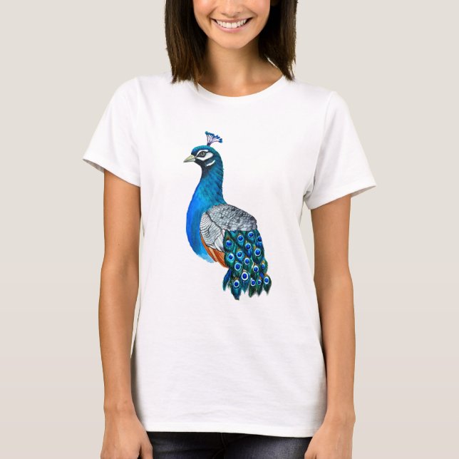 Vattenfärgssköldpadda T Shirt (Framsida)
