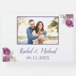 Vattenfärgsskönenhet Bröllopsfoto Gästböcker